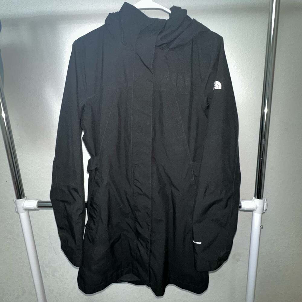 The North Face Women's City Breeze Rain Trench Jacket Black Size M